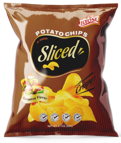 SLICED POTATO CHIPS 165g BAG