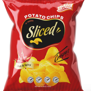 SLICED POTATO CHIPS 165g BAG