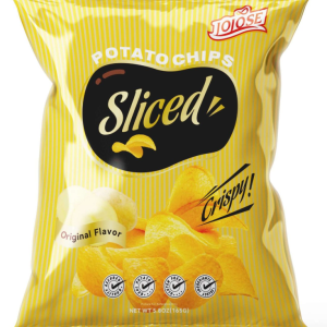 SLICED POTATO CHIPS 165g BAG