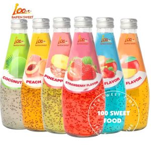 Chia Seed Drink With Fruit Juice 350ml OEM