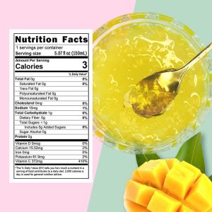 Healthy Food Supplier Konjac Jelly Halal Konnyaku Collagen Peptide