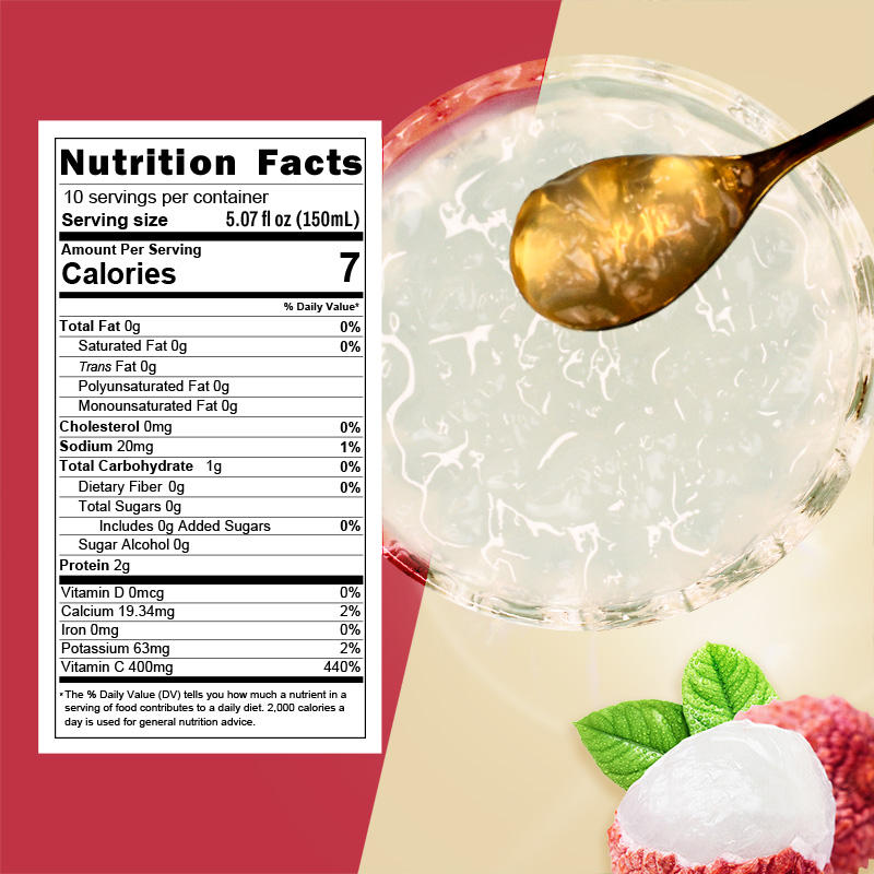 Healthy Food Supplier Konjac Jelly Halal Konnyaku Collagen Peptide