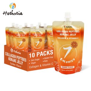 Healthy Food Supplier Konjac Jelly Halal Konnyaku Collagen Peptide
