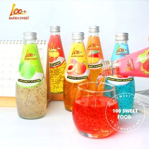 Chia Seed Drink With Fruit Juice 350ml OEM