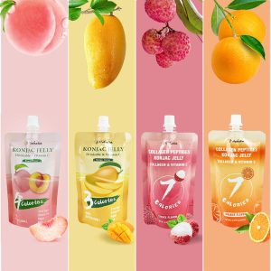 Healthy Food Supplier Konjac Jelly Halal Konnyaku Collagen Peptide