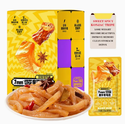 Hunan Flavor Snack Konjac Food Chinese Snack Small Packing Spicy Konjac