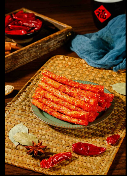 102g Vegan Wheat Flour Spicy Stick Hot Pot Flavor Chili Food