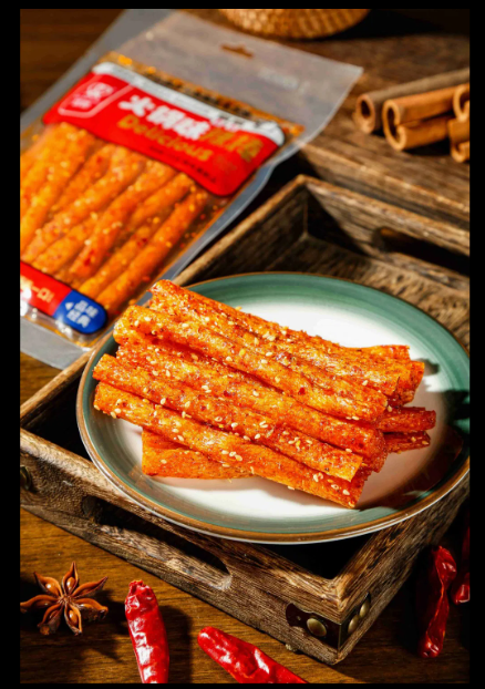 102g Vegan Wheat Flour Spicy Stick Hot Pot Flavor Chili Food