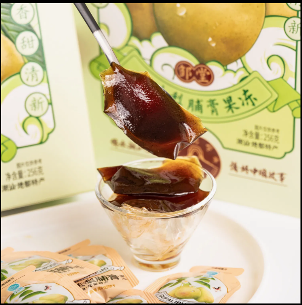 Sweets Konjac Jelly Slice 16g Pear Flavor Jelly in Bag for Kids