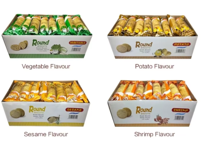 26g Vegetables Flavor Salty Biscuit Cracker